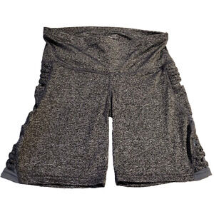 Kore Medium Gray Compression SHORTS Grappling Bike Yoga Gym Cycle Workout